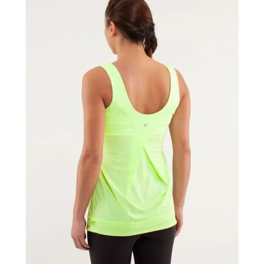 Lululemon Run: Tame Me Tank Faded Zap Size 10